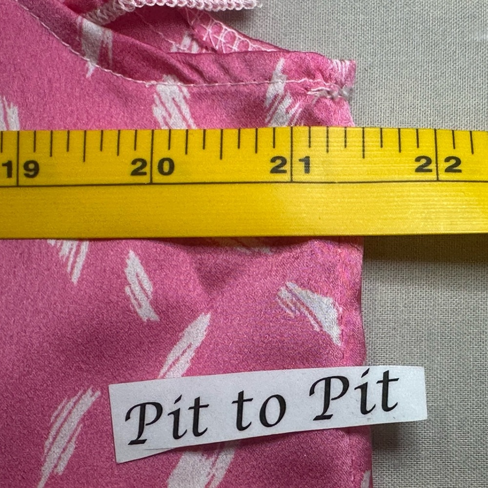 NWOT SIZE M First Love Pink Ruffle Sleeve Top - Picture 6 of 8